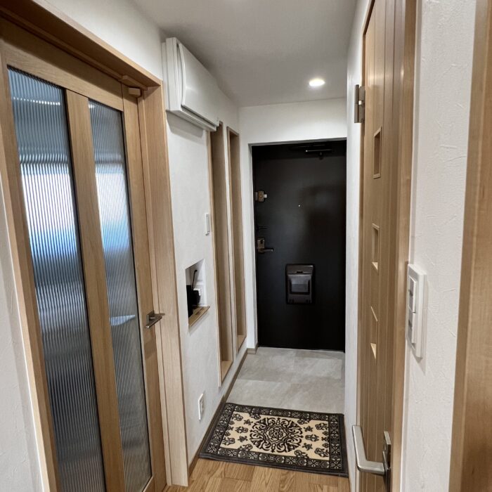 マンション採光リノベーション②【玄関・寝室】